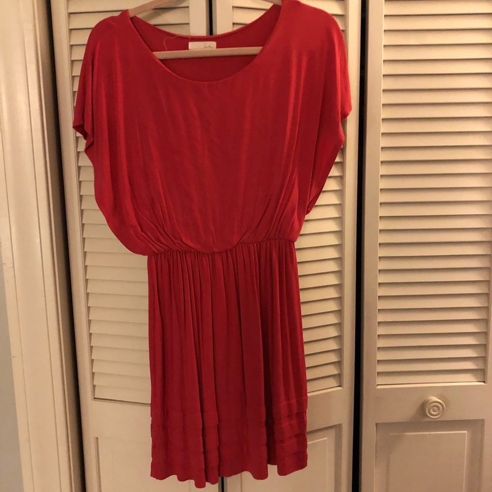 Pink cotton dress